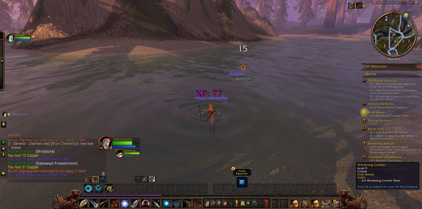 Screenshot in Windsong Lake