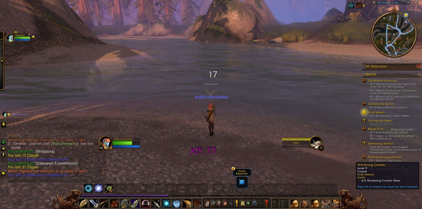 Screenshot in Windsong Lake