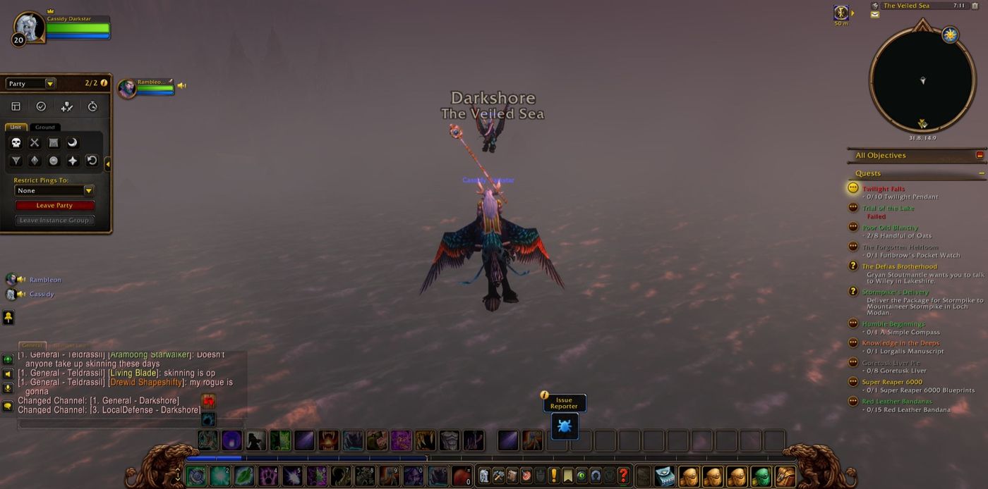 Entered Darkshore