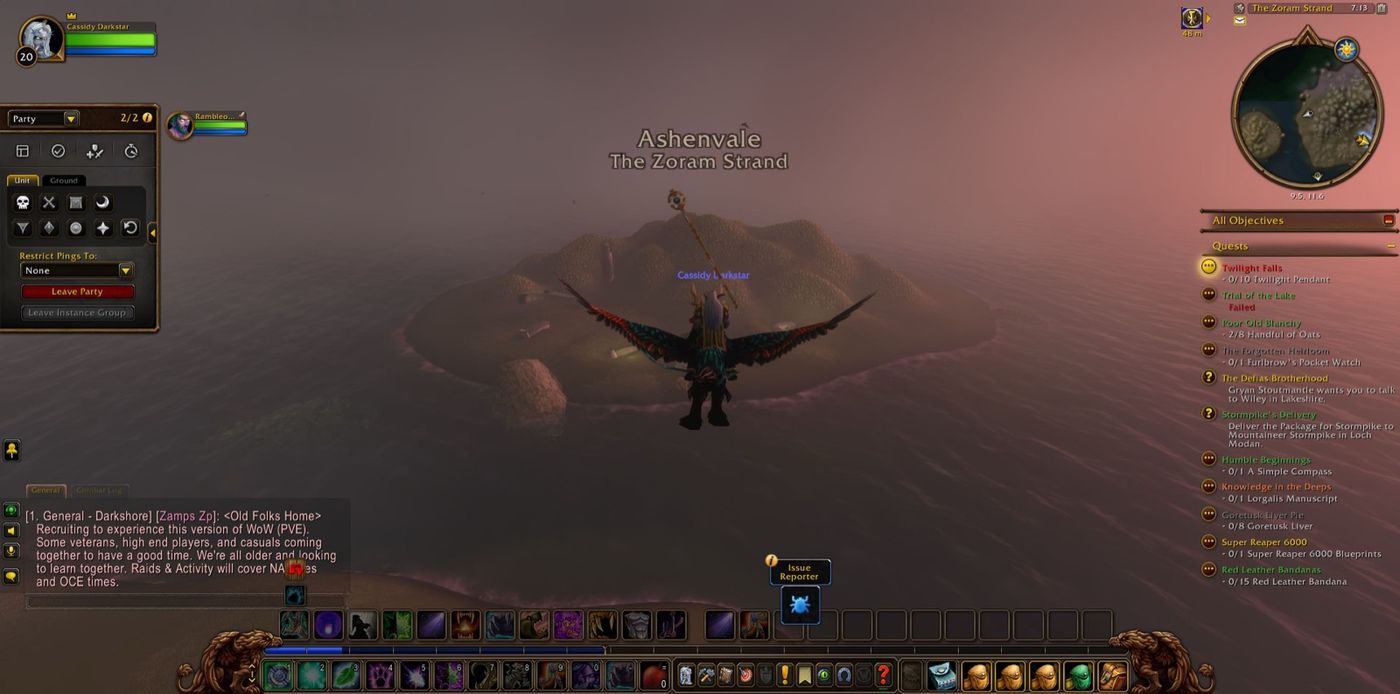 Entered Ashenvale