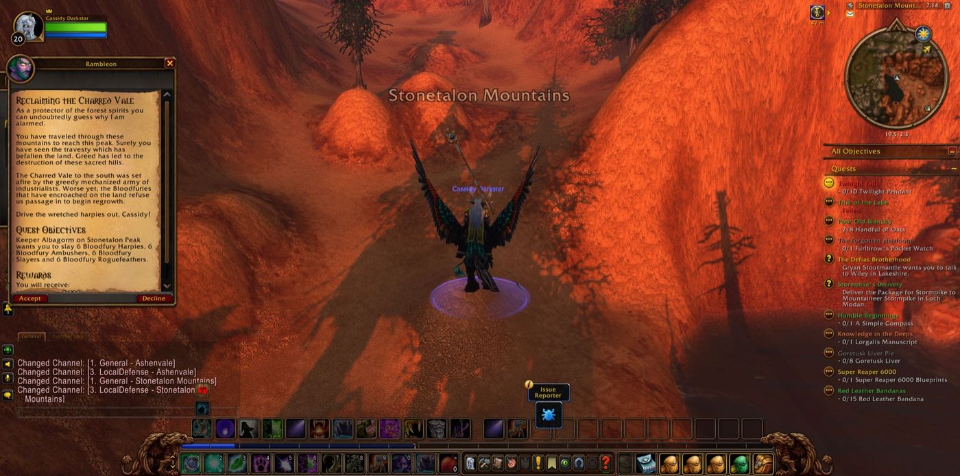 Entered Stonetalon Mountains