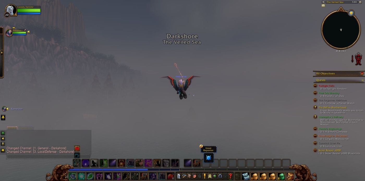 Entered Darkshore