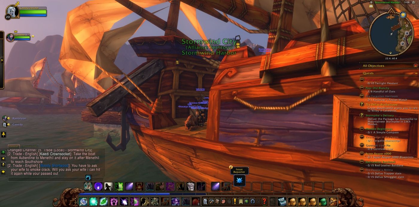 Entered Stormwind City