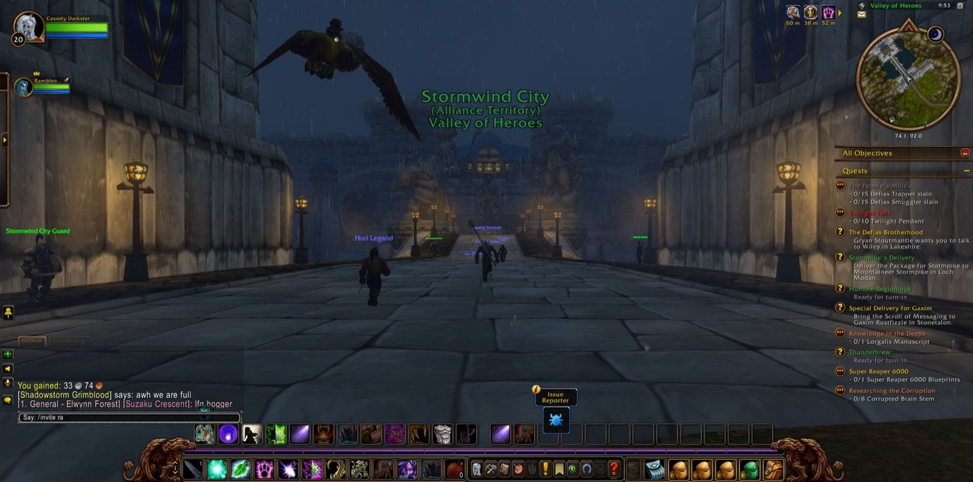 Entered Stormwind City