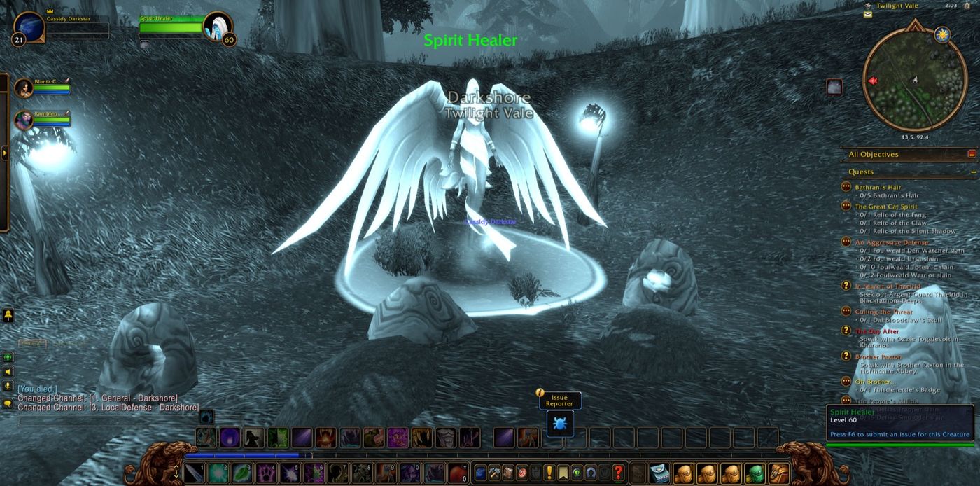 Entered Darkshore