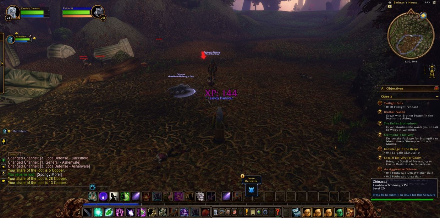 Screenshot in Bathran's Haunt