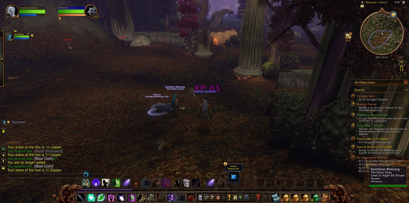 Screenshot in Bathran's Haunt