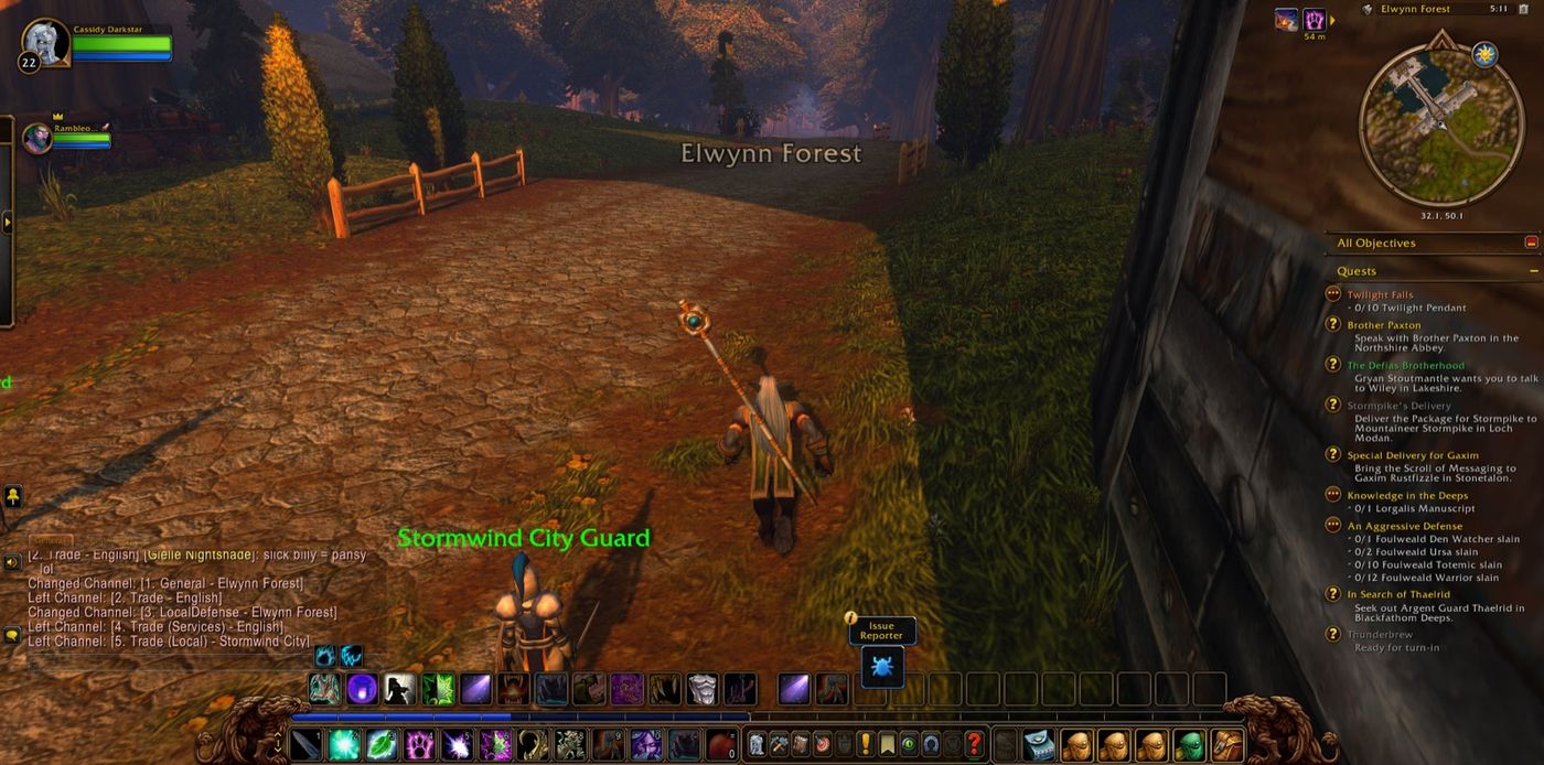 Entered Elwynn Forest
