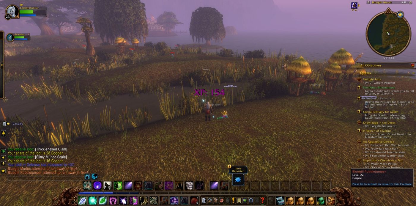 Screenshot in Bluegill Marsh