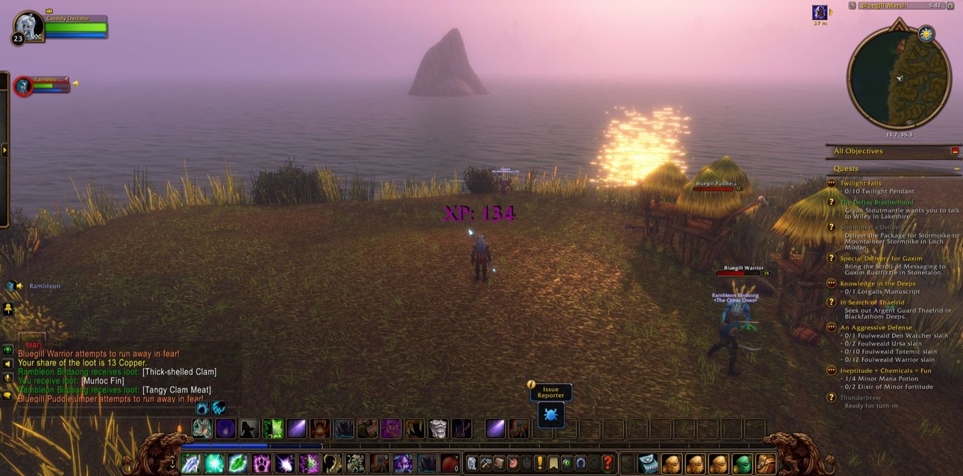 Screenshot in Bluegill Marsh