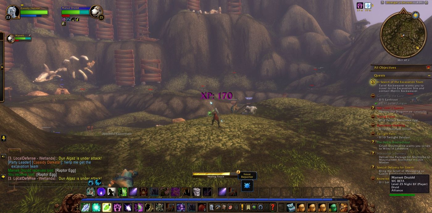 Screenshot in Whelgar's Excavation Site