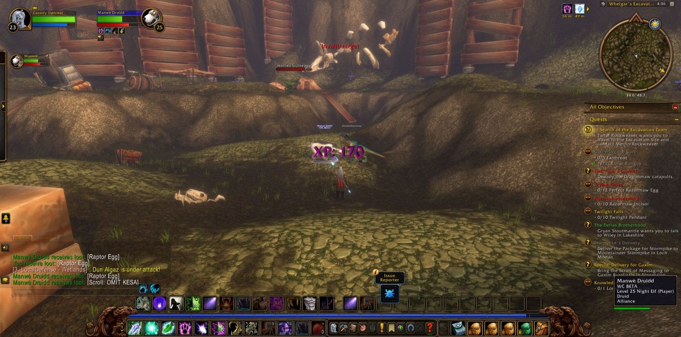 Screenshot in Whelgar's Excavation Site