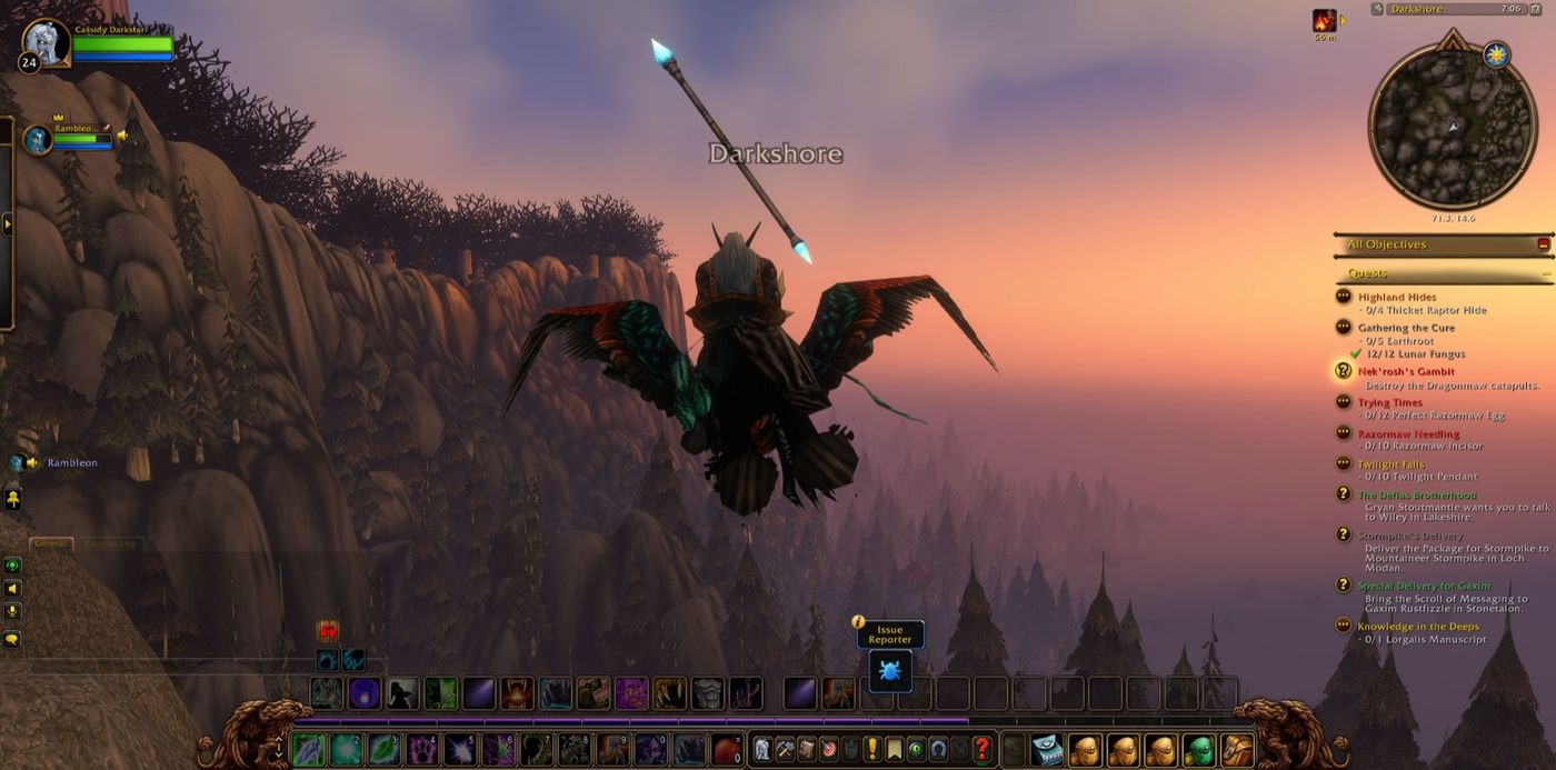 Entered Darkshore